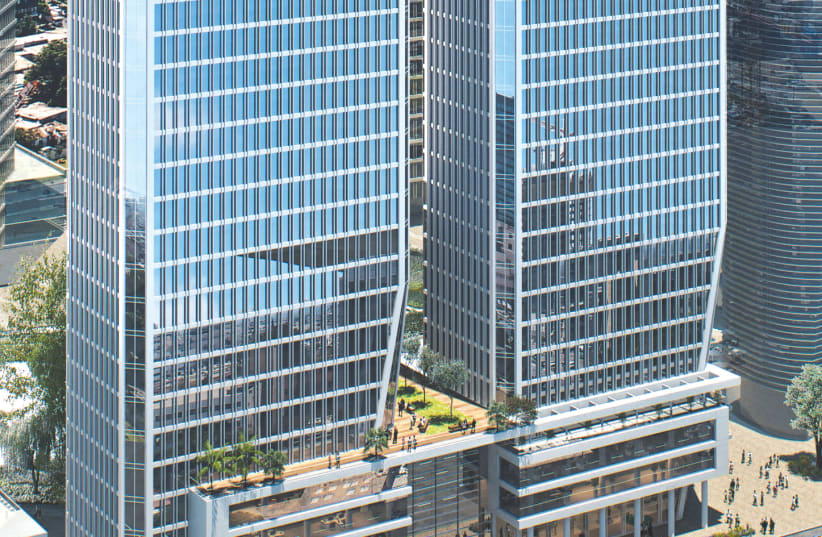Rubinstein to build  two towers in TA’s Yitzhak Sadeh complex (photo credit: Courtesy)