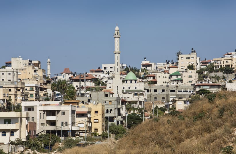 View of the Israeli-Arab town of Kfar Kassem, near Tel Aviv, July 02, 2013 (photo credit: MOSHE SHAI/FLASH90)