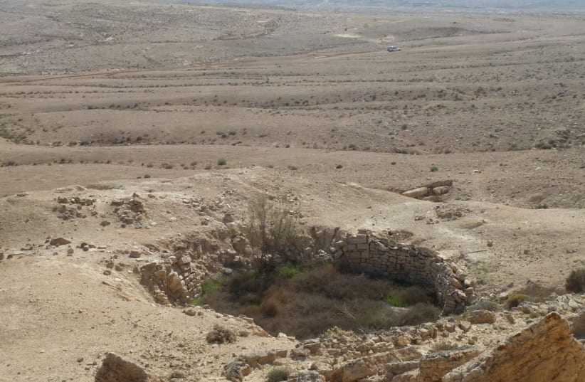 Ancient water cistern in the Negev. (photo credit: Courtesy)