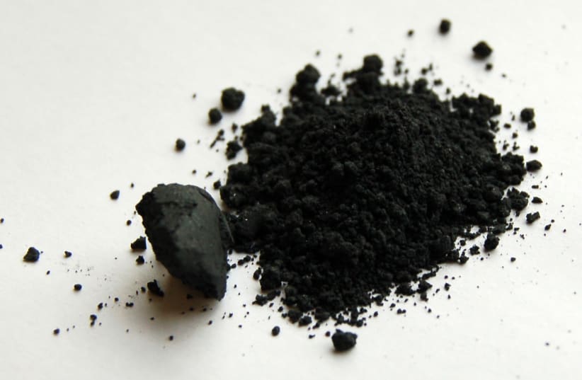 Manganese dioxide (illustrative) (photo credit: Wikimedia Commons)
