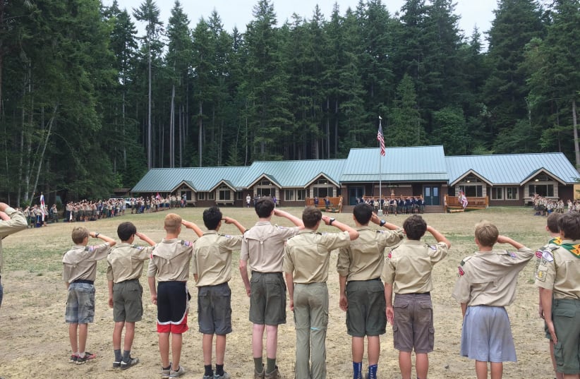 'I was fortunate that at my Boy Scout camp in Georgia, we had a minyan of my fellow Jewish scouts.' (photo credit: RICHARD SPRAGUE/FLICKR)