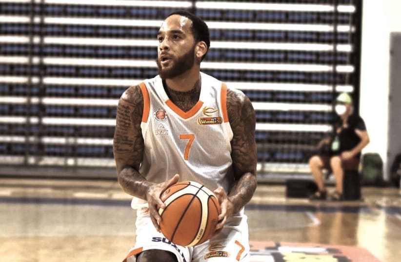 D’ANGELO HARRISON has played all around the world, but the allure of winning a title with Maccabi Rishon Lezion is an exciting prospect for the 26-year-old guard (photo credit: DOV HALICKMAN PHOTOGRAPHY)