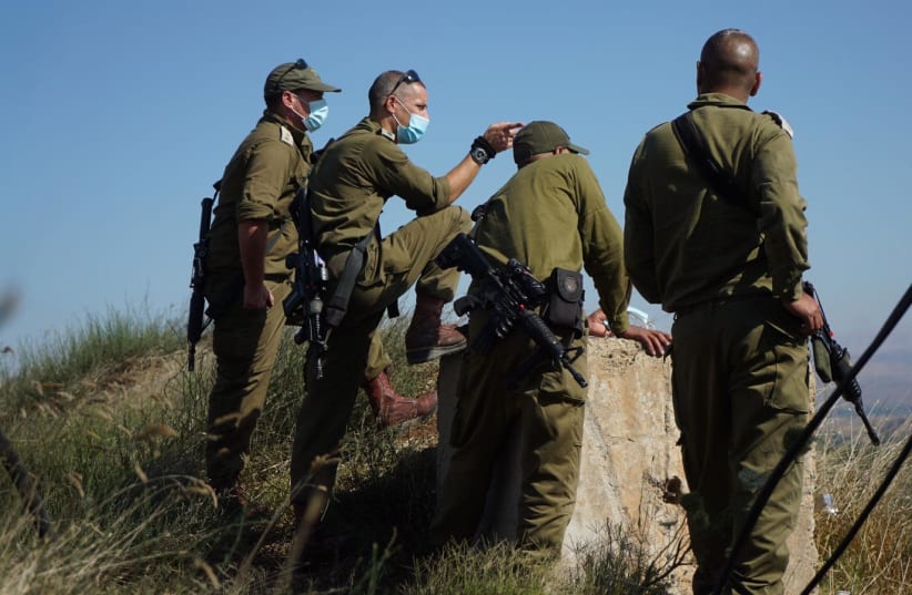 IDF prepares for possible Hezbollah attack in northern Israel, July 2020 (photo credit: IDF SPOKESPERSON'S UNIT)