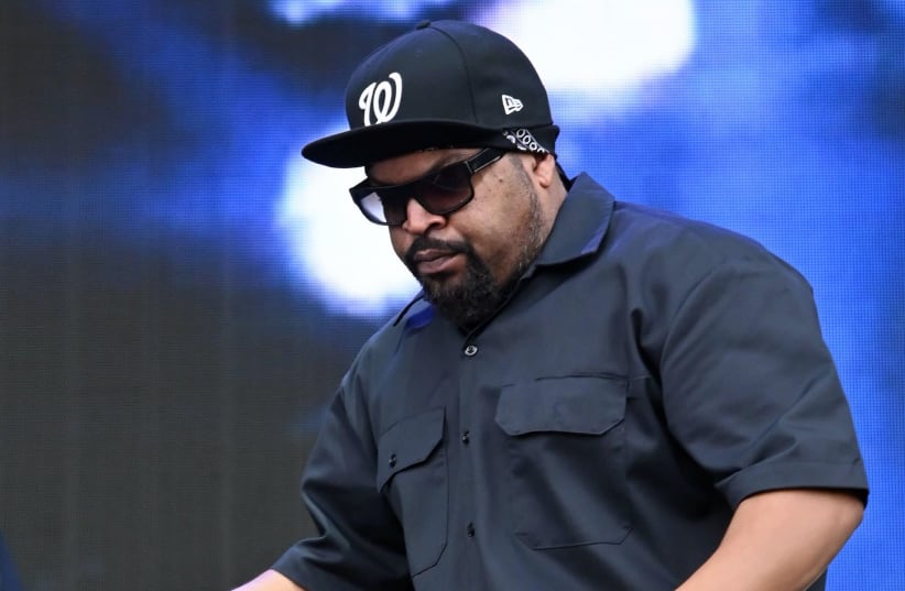 Ice Cube performs at the Louder Than Life Music Festival in Louisville, Ky., Sept. 28, 2019. (Stephen J. Cohen/Getty Images) (photo credit: STEPHEN J. COHEN/GETTY IMAGES))