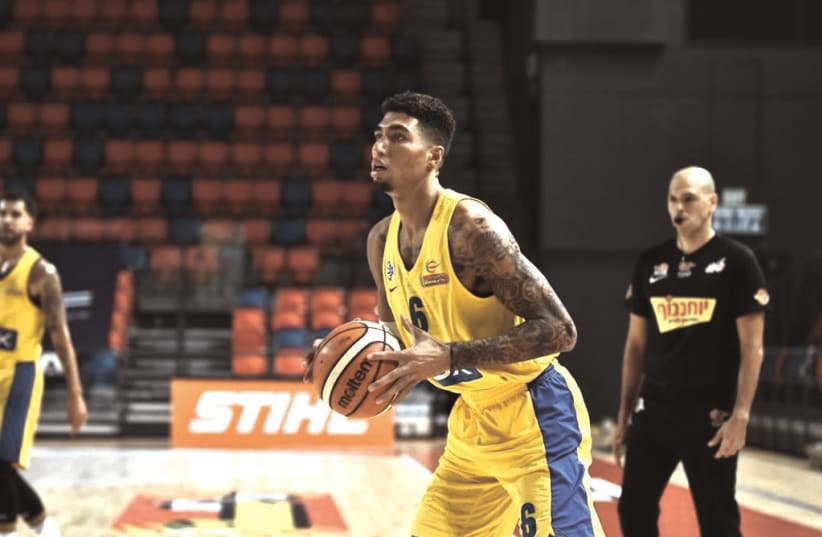 SANDY COHEN helped Maccabi Tel Aviv win the Israeli championship in his first professional season, with the 24-year-old contributing more during the playoffs (photo credit: DOV HALICKMAN PHOTOGRAPHY)