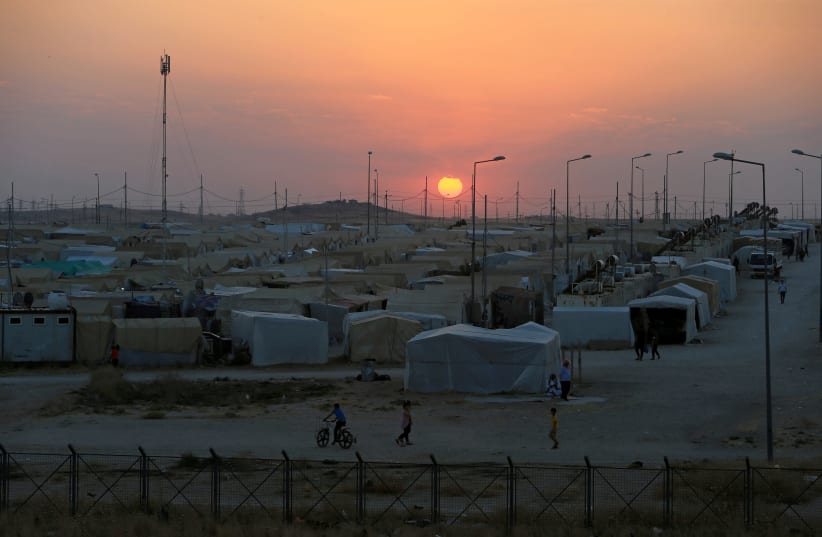 A general view of Sharya camp near Dohuk, Iraq July 3, 2020 (photo credit: REUTERS/ARI JALAL)