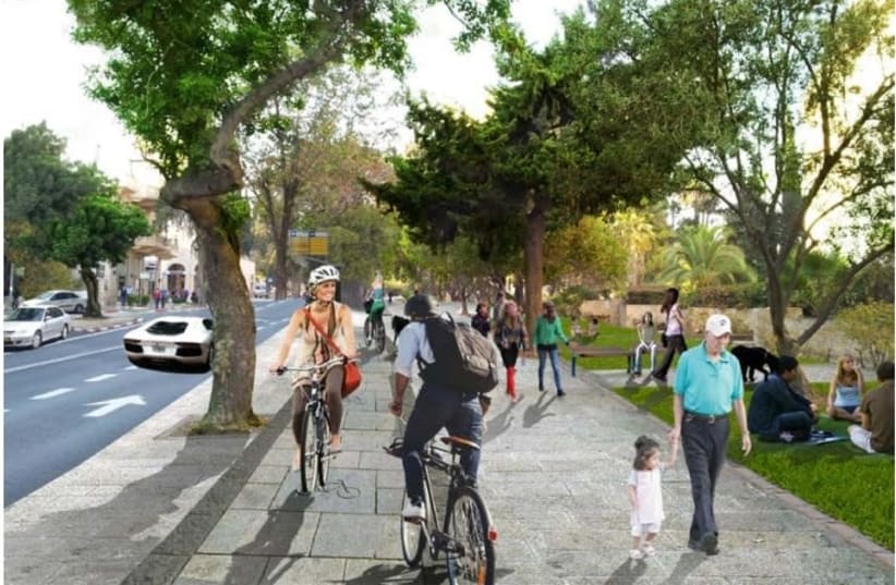 Plans to upgrade King David street begin in August, 2020, and will last for around ten months. (photo credit: JERUSALEM MUNICIPALITY)