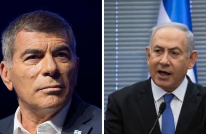 Foreign Minister Gabi Ashkenazi (left) and Prime Minister Benjamin Netanyahu (Right) (photo credit: MIRIAM ALSTER/HADAS PARUSH/FLASH90)
