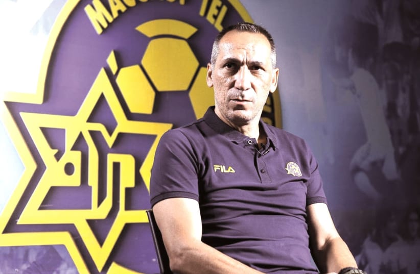 ISRAEL PREMIER LEAGUE champion Maccabi Tel Aviv introduced Giorgos Donis this week as its new head coach after the Greek guided Panathinaikos for the past two years (photo credit: MACCABI TEL AVIV/COURTESY)