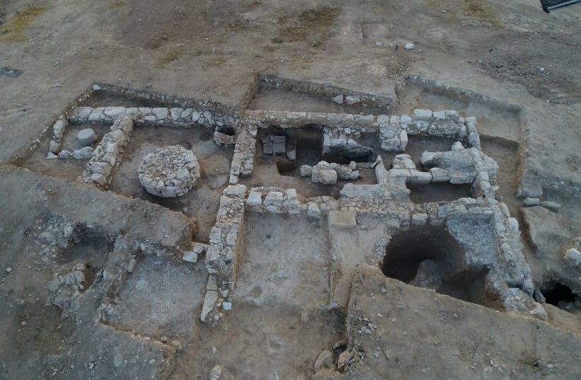 The ancient soapery discovered in an Israeli excavation (photo credit: EMIL ALADJEM/ISRAEL ANTIQUITIES AUTHORITY)