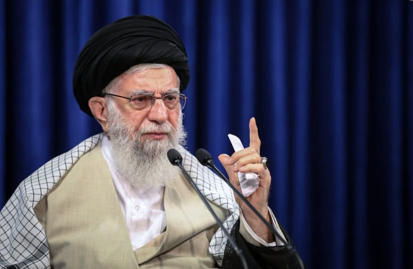 Iran Supreme Leader Ayatollah Ali Khamenei, July 2020 (photo credit: KHAMENEI.IR)
