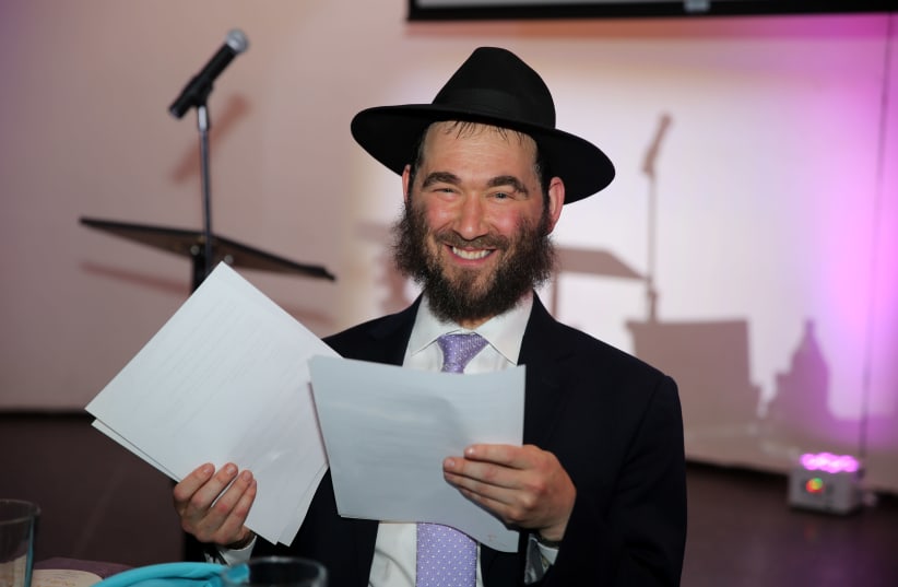 Rabbi Yehuda "Yudi" Dukes, the longtime director of JNet, a worldwide Chabad educational program, has been among the longest hospitalized COVID-19 patients.  (photo credit: ITZIK ROITMAN/MERKOS302/COURTESY OF JNET/JTA)