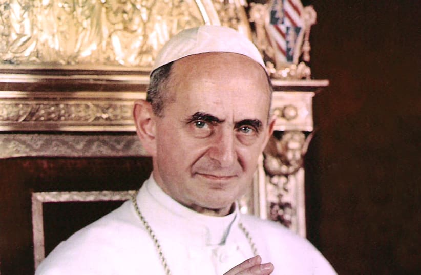 Pope Paul VI in 1963 (photo credit: VATICAN CITY)