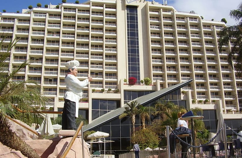 Dan Hotel, Eilat, Israel, February 1, 2012.  (photo credit: AVISHAI TAICHER/WIKIMEDIA COMMONS)