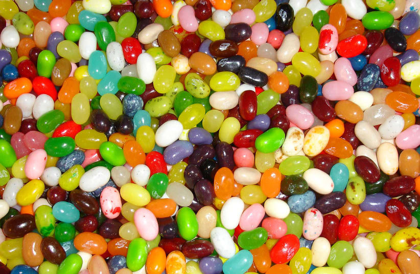 Jelly Belly jelly beans. (photo credit: Wikimedia Commons)