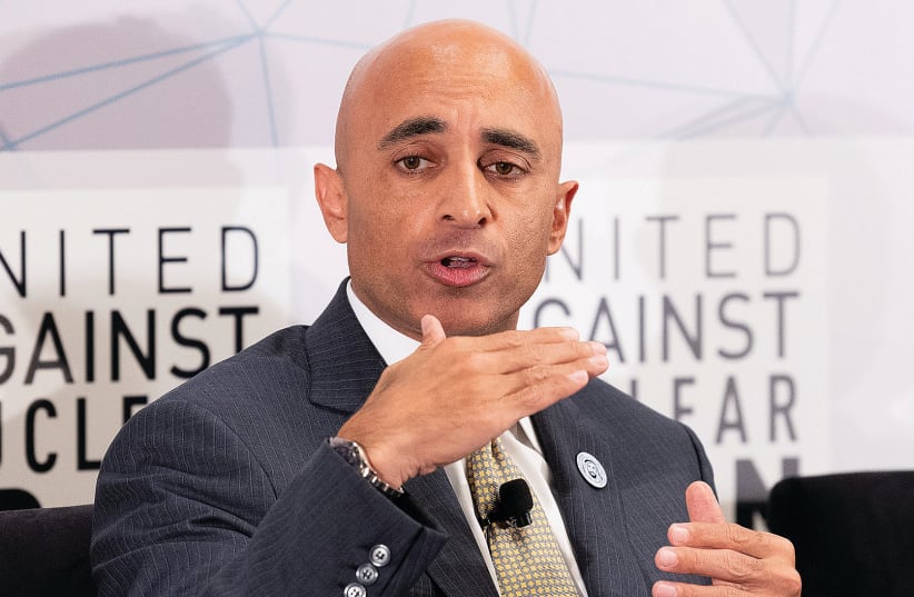 YOUSEF AL OTAIBA, ambassador of the United Arab Emirates to the United States, ‘understands Washington, its DNA and its rhythms incredibly well.’ (photo credit: MICHAEL BROCHSTEIN/SOPA IMAGES/LIGHTROCKET VIA GETTY IMAGES/JTA)