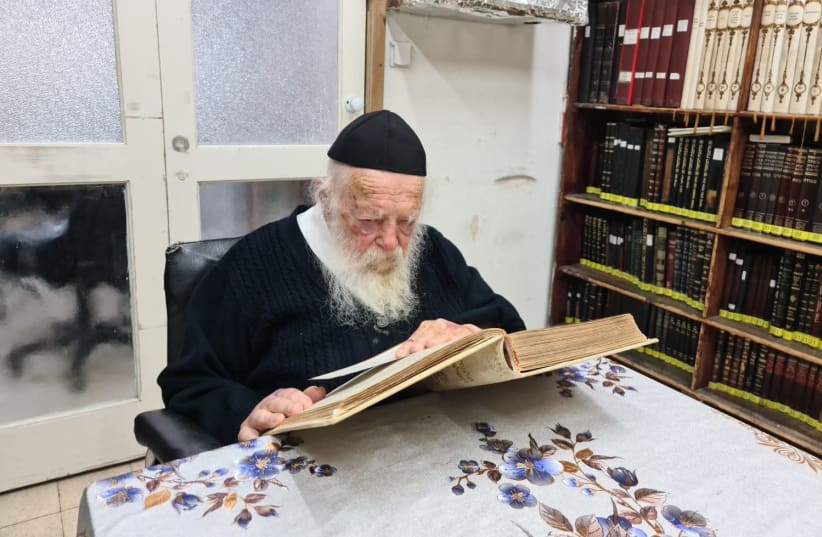 One of the leading rabbis of the non-hassidic haredi world, Rabbi Chaim Kanievsky, 92. October, 2020. (photo credit: SPOKESPERSON FOR RABBI CHAIM KANIEVSKY)