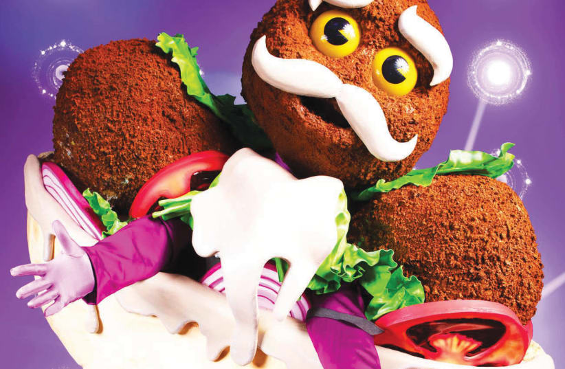 A GIANT FALAFEL has been one of the contestants on ‘The Masked Singer.’ (photo credit: Courtesy)
