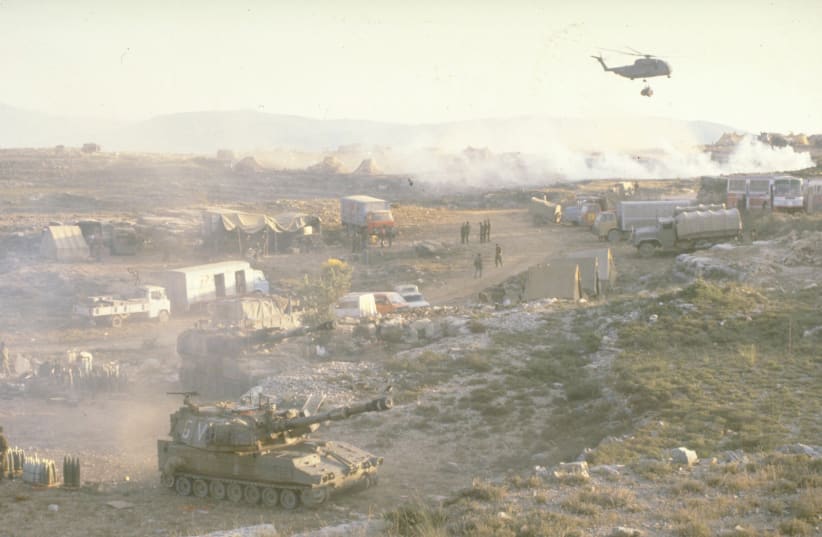 Aerial view of Israeli soldiers during an operation  (photo credit: Courtesy)