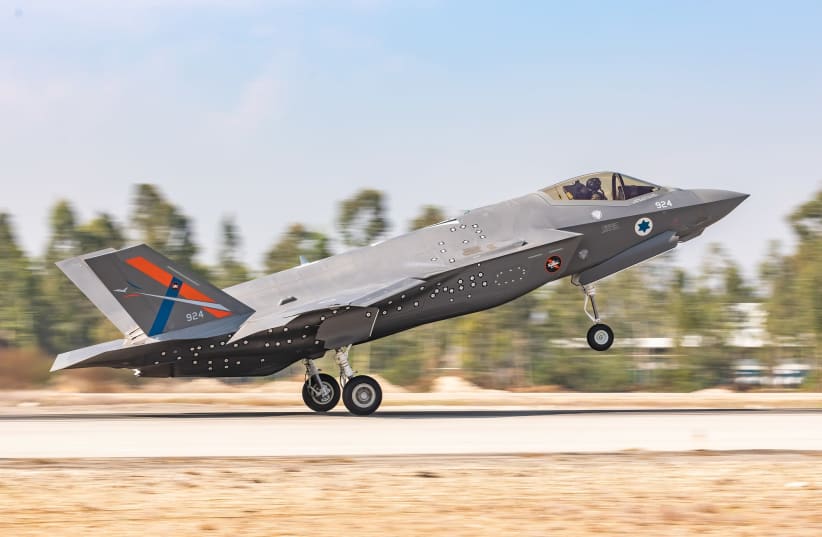 The F-35I stealth fighter jet.  (photo credit: AMIT AGRONOV/ISRAEL AIR FORCE)