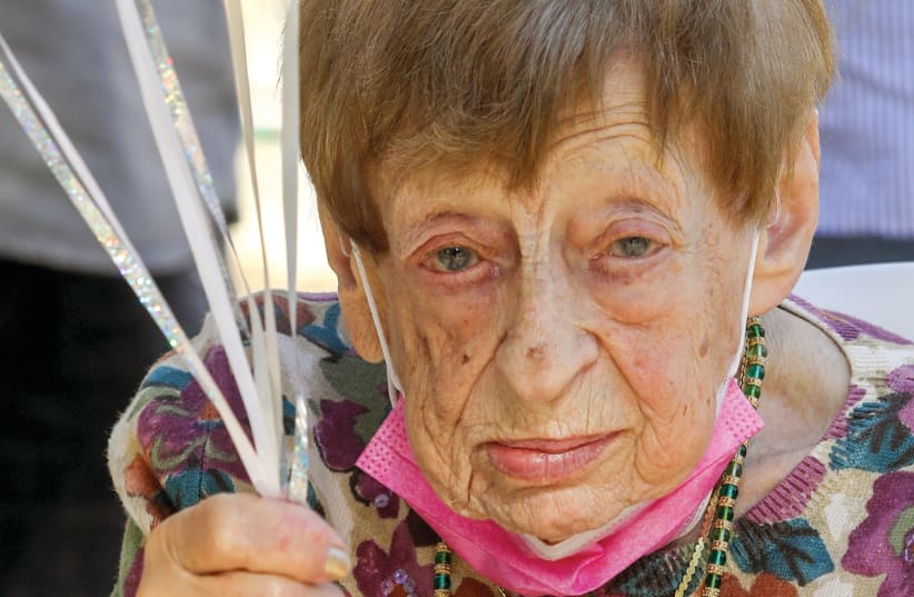 Fania (Fanny) Dunetz Brodsky turned 100 on November 15, 2020 (photo credit: MARC ISRAEL SELLEM)