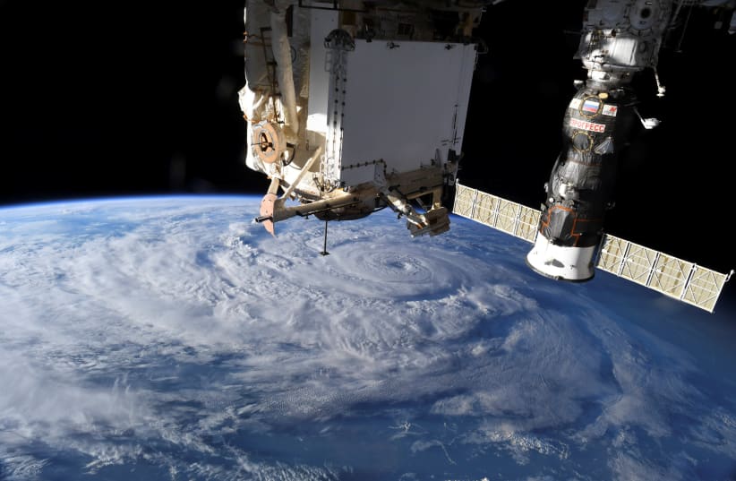 View of Earth  from the International Space Station (ISS) orbiting Earth in an image taken by NASA astronaut Christopher J. Cassidy August 19, 2020 (photo credit: NASA/CHRISTOPHER J. CASSIDY/HANDOUT VIA REUTERS)