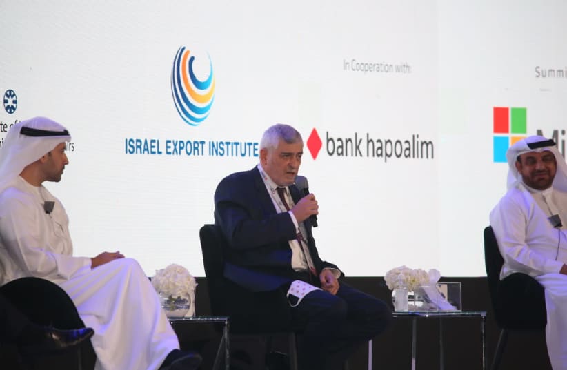 Bank Hapoalim CEO Dov Kotler speaking at GITEX on December 7, 2020.  (photo credit: SIVAN PEREG)