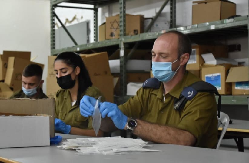 IDF to start vaccination operation by the end of the month (photo credit: IDF SPOKESPERSON'S OFFICE)