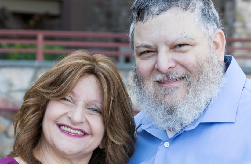 Robert Aiello with his wife, Leslie (photo credit: DARIANY PENA)