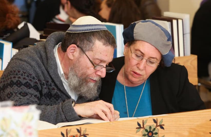 Rabbi Yehuda Herzl Henkin and his wife, Chana, started a groundbreaking program for Orthodox women to answer questions of Jewish law. (photo credit: COURTESY OF NISHMAT)