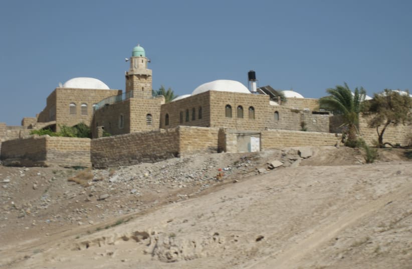 Nabi Musa, or the Tomb of the Prophet Moses. (photo credit: Wikimedia Commons)