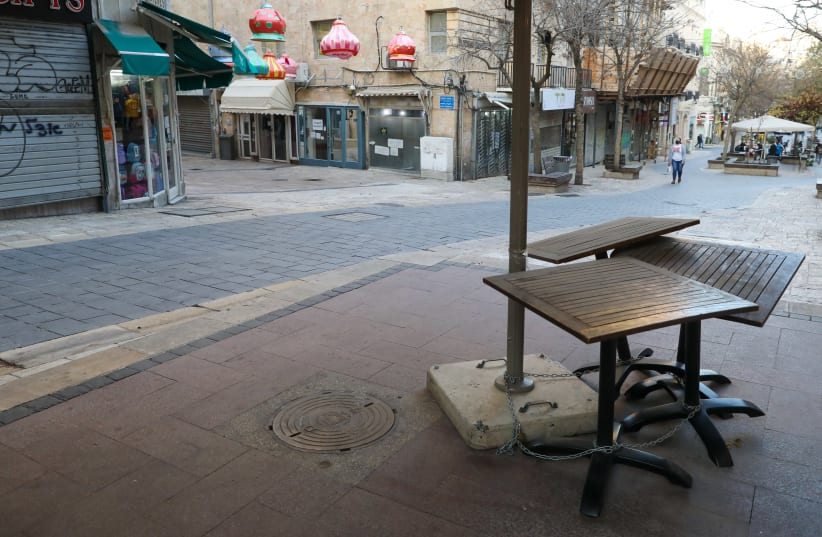 Streets in Israel appear abandoned amid coronavirus lockdown (photo credit: MARC ISRAEL SELLEM)