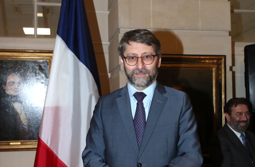 The trademark optimism of Haim Korsia, the chief rabbi of France, is coming under fire for the first time in the Jewish community. (photo credit: BERTRAND RINDOFF PETROFF/GETTY IMAGES)