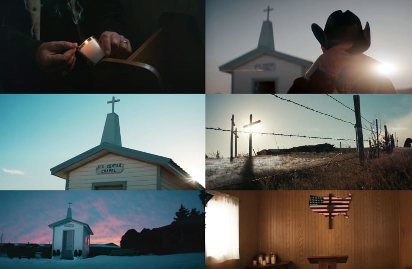 Christian imagery in the Bruce Springsteen/Jeep Super Bowl LV ad, Feb. 7, 2021 (photo credit: YOUTUBE SCREENSHOT/JTA)