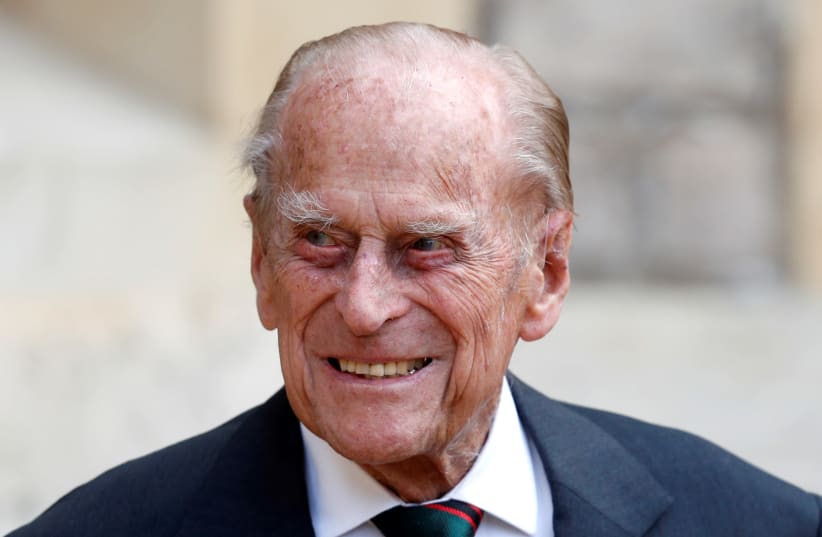 Britain's Prince Philip takes part in the transfer of the Colonel-in-Chief of the Rifles at Windsor Castle in Britain July 22, 2020. (photo credit: REUTERS)