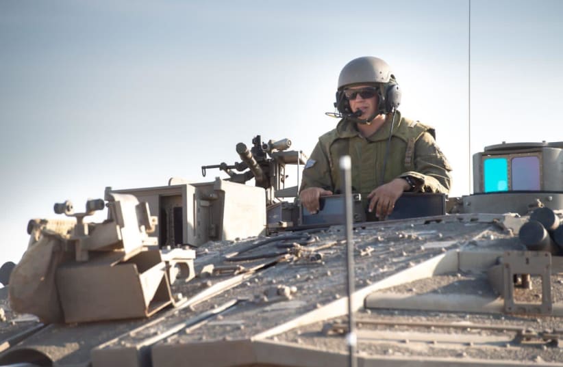 The 401st "Iron Tracks" Brigade (photo credit: IDF SPOKESPERSON'S OFFICE)