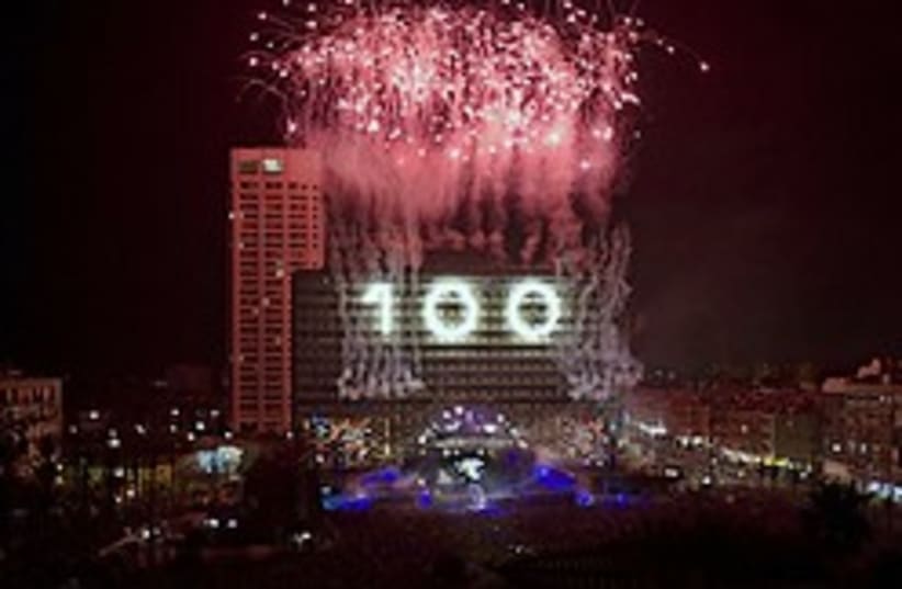 tel aviv 100 fireworks 248.88 ap (photo credit: AP [file])