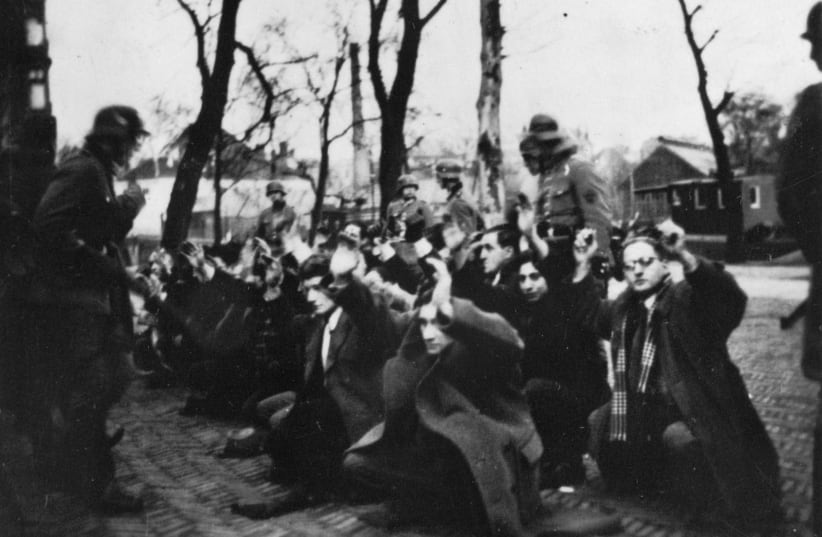 Arrest of Dutch Jews by the Nazis, February 1941  (photo credit: PHOTO COLLECTION/DUTCH GOVERNMENT INFORMATION SERVICE)