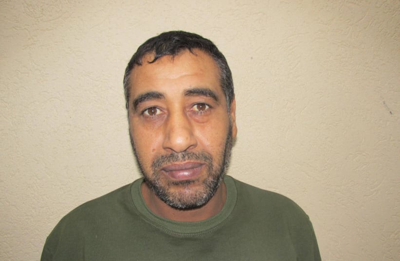Mohammad Abu Adra, 43, arrested by the Shin Bet, February 2021 (photo credit: SHIN BET)