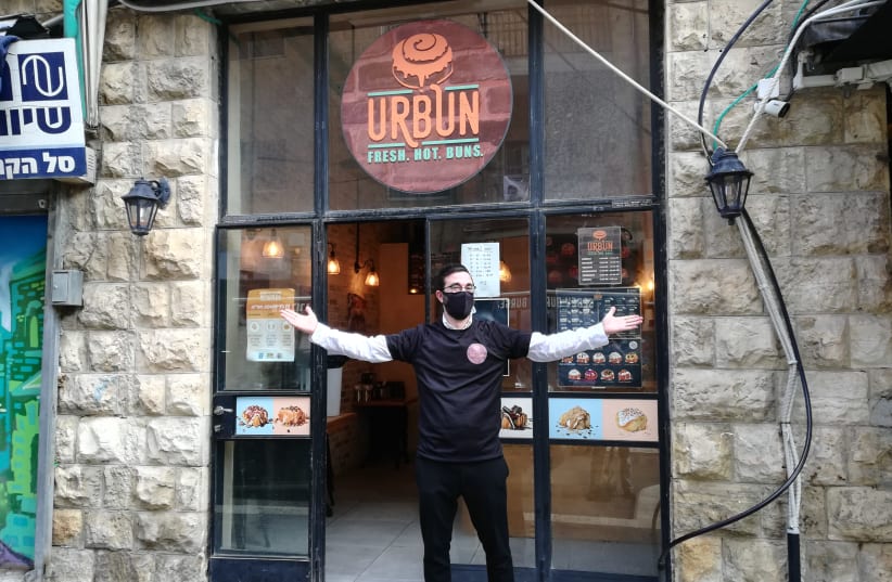 Doni Silverstein, Owner of Urbun Cafe (photo credit: ZEV STUB)