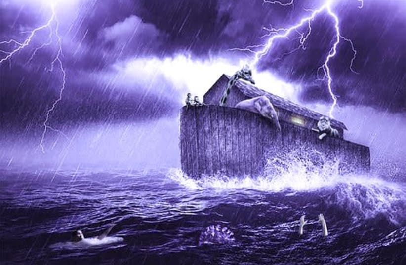 Great flood from the Bible. (photo credit: PIXABAY)
