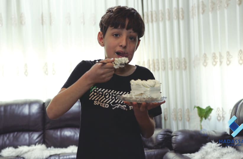 11-year-old Yusef Jadata (photo credit: DAVID ZEV HARRIS)