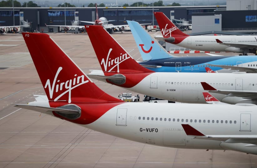 Virgin Airlines. (photo credit: REUTERS/PHIL NOBLE)