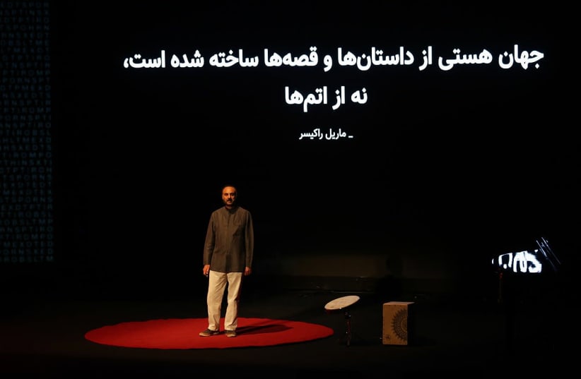 Mohammad Jafar Mahallati at TEDxTehran. (photo credit: Wikimedia Commons)