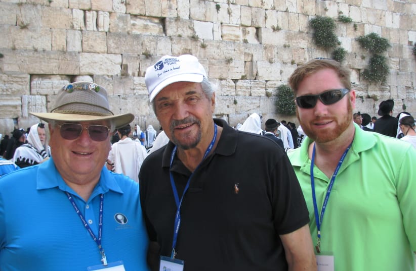 Hal Linden on a JNF-USA mission in Israel (photo credit: JNF USA)