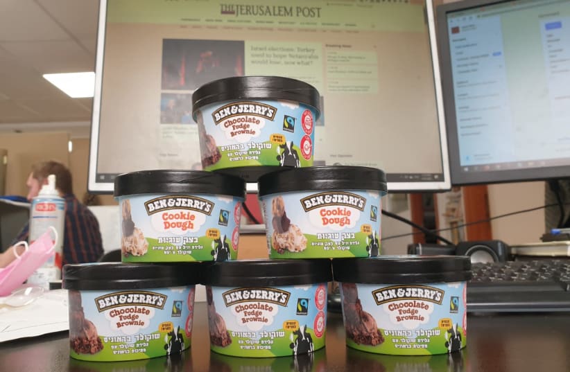 Ben & Jerry's - thanks for the ice cream! (photo credit: Courtesy)