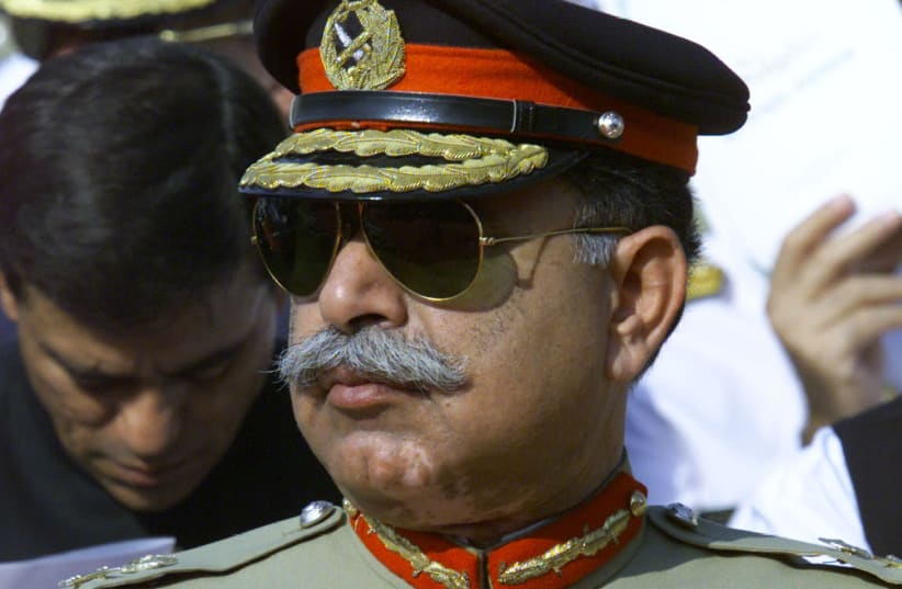 OUSTED PAKISTANI Inter-Services Intelligence service director-general Lt.-Gen. Mahmood Ahmed, 2000. The book documents controversies related to the ISI. (photo credit: MIAN KHURSHEED/REUTERS)
