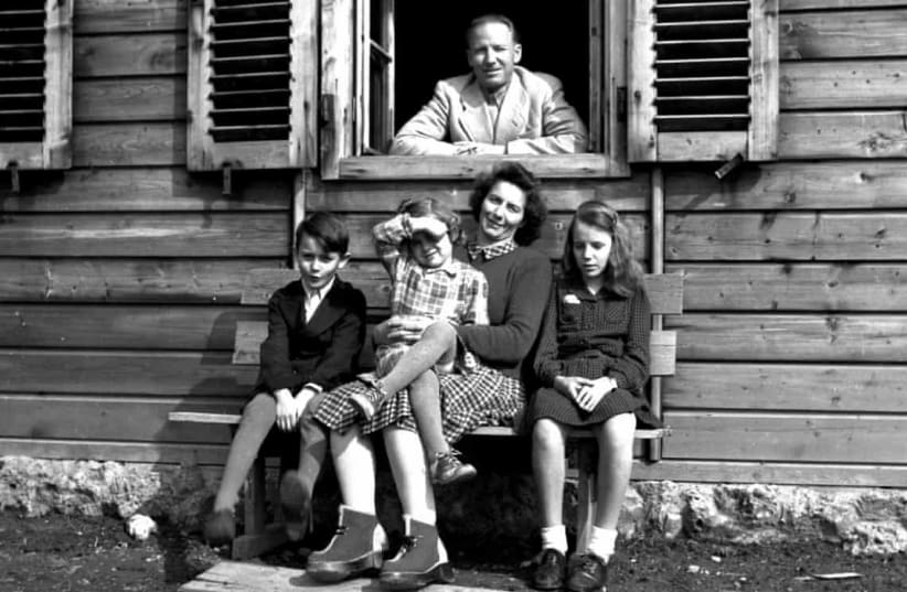 Otto Wächter, the Nazi governor of Galicia, and his family, 1948. (photo credit: HORST WÄCHTER/KNOPF)