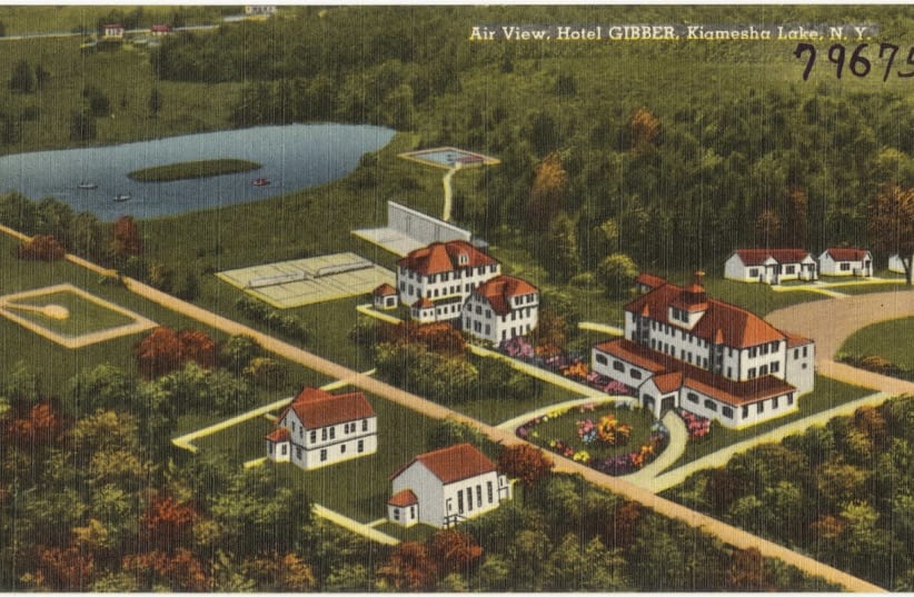 Gibber Hotel was a resort in Kiamesha Lake, N.Y. () (photo credit: THE TICHNOR BROTHERS COLLECTION)