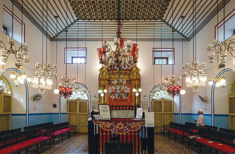 THE KADAVUMBAGAM Ernakulam Synagogue in Kochi, India (photo credit: JOSHUA SHAPURKAR)